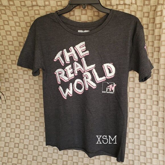 Women's Graphic MTV The Real World T-Shirt XSM NWOT - Picture 1 of 5